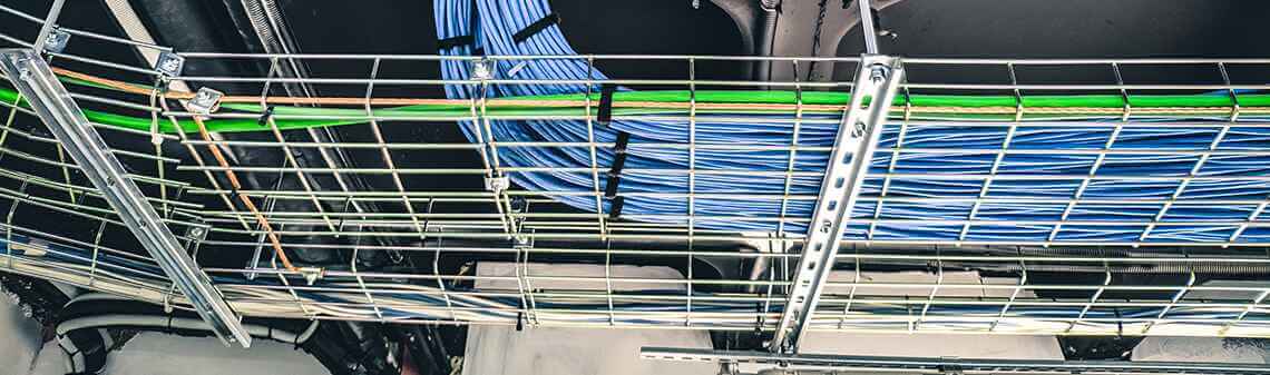 Uses of Wire Mesh Cable Trays in Commercial Buildings